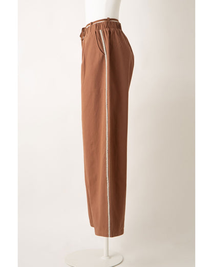 Waist Tape Side Line Pants