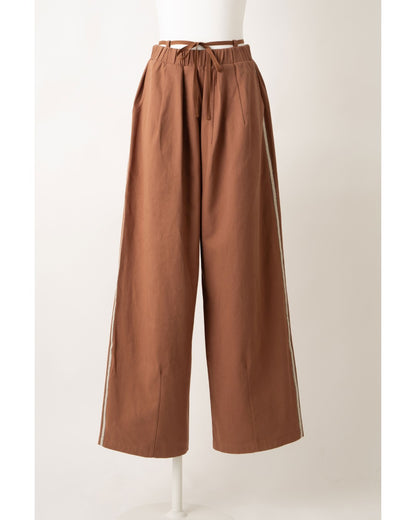 Waist Tape Side Line Pants